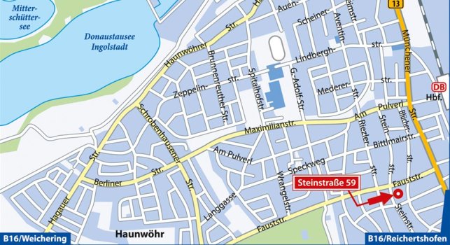 Steinstraße 59 Karte